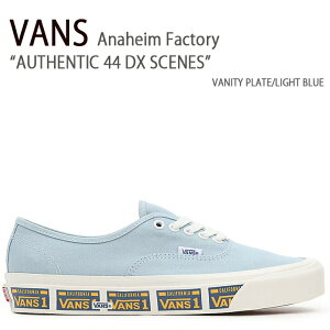 VANS oY Xj[J[ AUTHENTIC 44 DX ANAHEIM FACTORY SCENES VANITY PLATE LIGHT BLUE I[ZeBbN AinC V[ ojeB[v[g Cgu[ Y fB[X jp p jp VN0A5