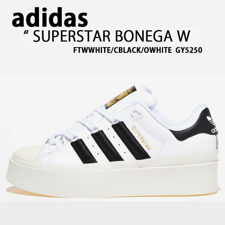 楽天市場】adidas アディダス スニーカー レディース SUPERSTAR BONEGA  