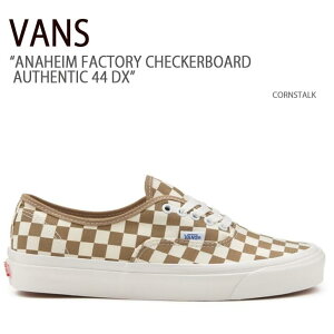 VANS oY Xj[J[ ANAHEIM FACTORY CHECKERBOARD AUTHENTIC 44 DX CORNSTALK I[ZeBbN @Y V[Y Y fB[X VN0A5KX4SQ7