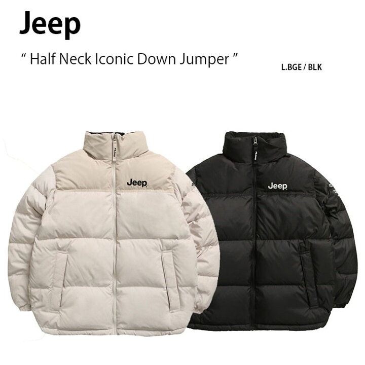 楽天市場】Jeep ジープ ダウン ジャケット Half Neck Iconic Down  
