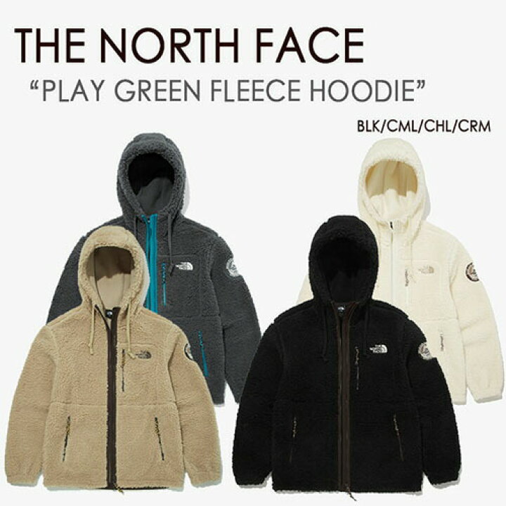 楽天市場】THE NORTH FACE ノースフェイス PLAY GREEN FLEECE HOODIE  