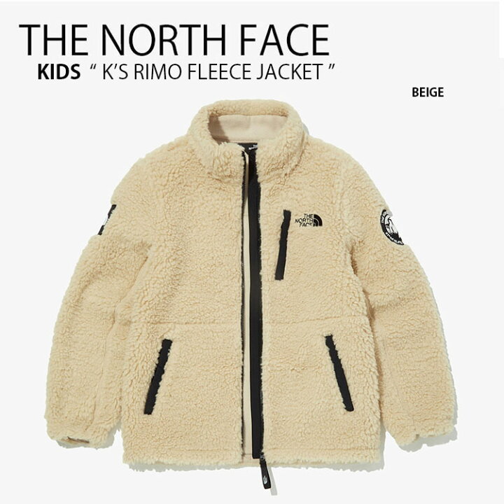 楽天市場】THE NORTH FACE キッズ ノースフェイス フリース K'S RIMO FLEECE JACKET リモ フリースジャケット  ボアフリース モコモコフリース ベージュ キッズ 男の子 女の子 子供用 NJ4FN52S【中古】未使用品 : セレクトショップ a-clo