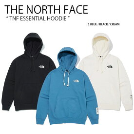 THE NORTH FACE ノースフェイス パーカー TNF ESSENTIAL HOODIE エッセンシャル フーディー フード プルオーバー スウェット ブラック ホワイト ブルー メンズ レディース 男女共用 男性用 女性用 NM5PM01A B C【中古】未使用品