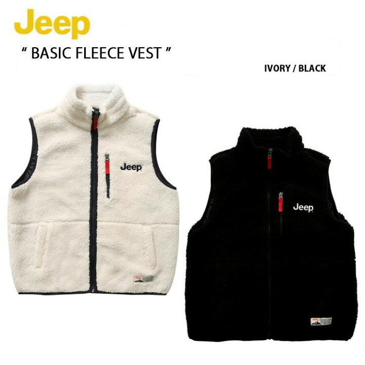 楽天市場】Jeep ジープ フリース べスト Basic Fleece Vest ベーシック 