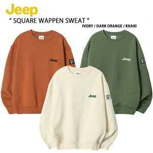 Jeep �W�[�v �X�E�F�b�g �g���[�i�[ SQUARE WAPPEN SWEAT �X�N�G�A ���b�y�� ���[�Y�t�B�b�g ���[�Y�V���G�b�g �A�C�{���[ �J�[�L �I�����W �����Y ���f�B�[�X �j�����p �j���p �����p JM5TSU842