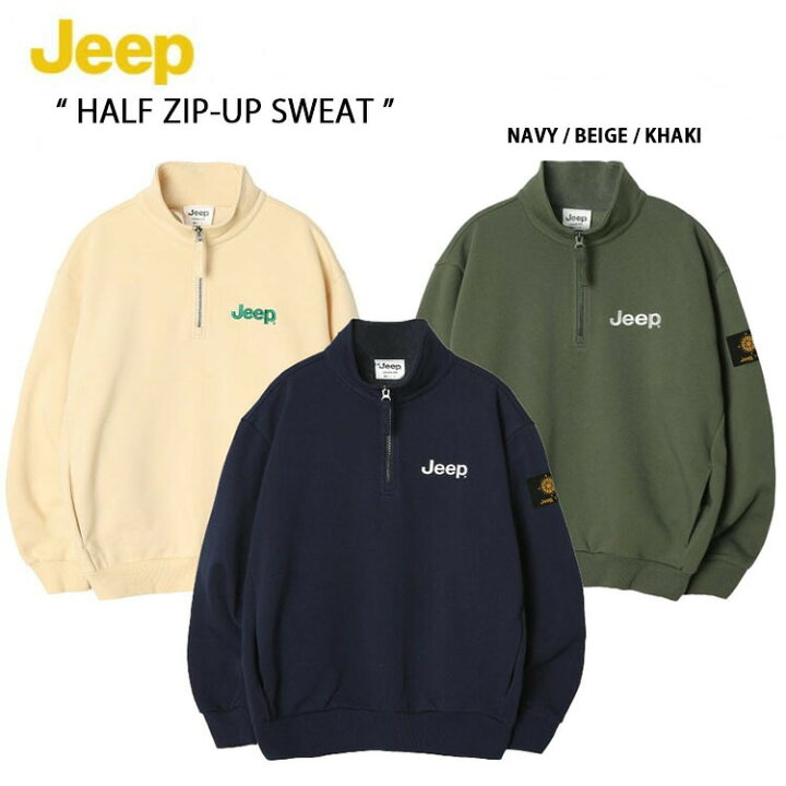 楽天市場】Jeep ジープ スウェット Half Zip-Up Sweat ハーフジップ 