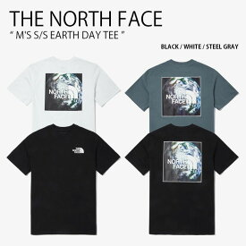 THE NORTH FACE ノースフェイス Tシャツ M'S S/S EARTH DAY TEE アース デイ ショートスリーブ ティーシャツ 半袖 カットソー クルーネック ブラック ホワイト グレー メンズ レディース NT7UN12A/B/C【中古】未使用品