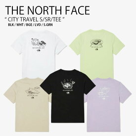 THE NORTH FACE ノースフェイス Tシャツ CITY TRAVEL S/SR/TEE シティ トラベル ショートスリーブ ティーシャツ 半袖 カットソー クルーネック エコ ストリート ロゴ メンズ レディース NT7UN18A/B/C/D/E【中古】未使用品