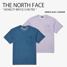 THE NORTH FACE ノースフェイス Tシャツ NOVELTY BRYCE S/SR/TEE ノベルティ ブライス ショートスリーブ ティーシャツ 半袖 カットソー 胸ポケット ブルー パープル メンズ レディース NT7UN36A/B【中古】未使用品