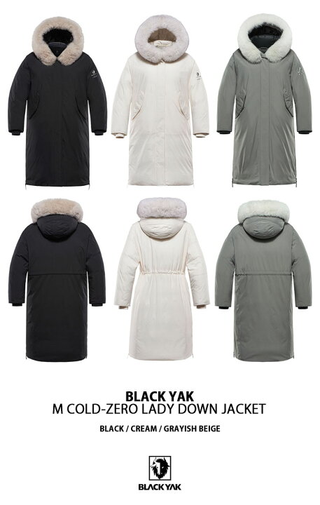 楽天市場】BLACK YAK ブラックヤック ダウンコート M COLD ZERO LADY 