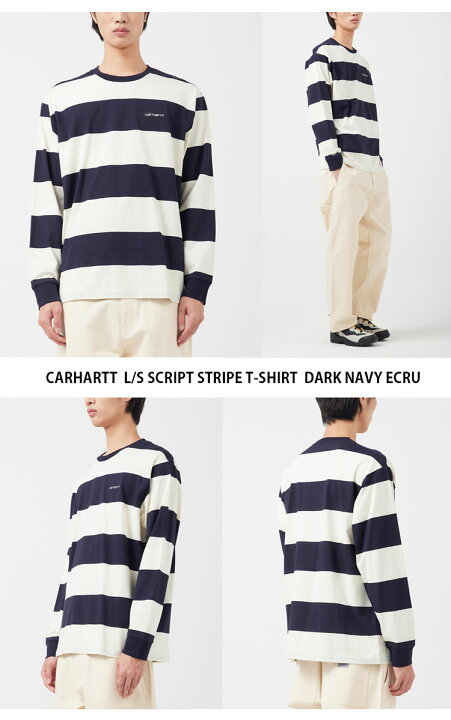楽天市場】CARHARTT カーハート ロンT L/S SCRIPT STRIPE T-SHIRT 