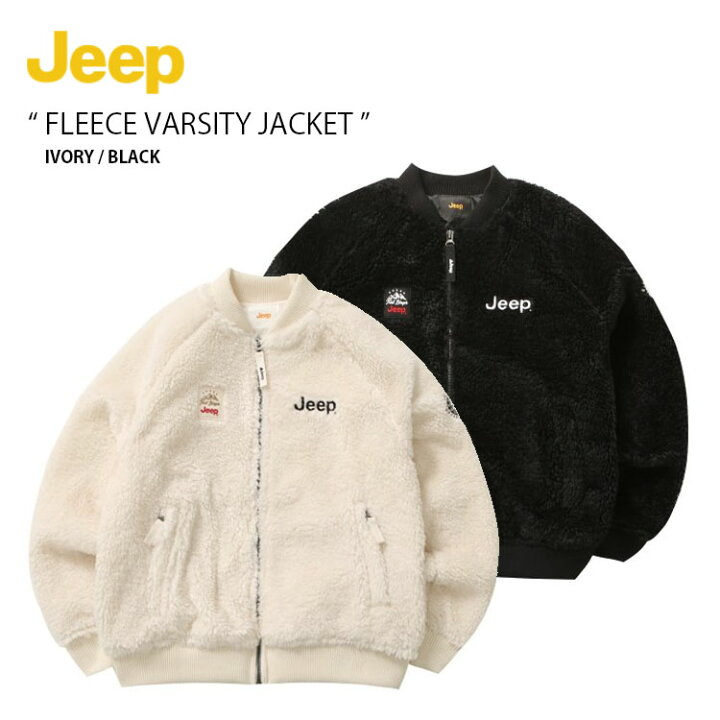 楽天市場】Jeep ジープ フリースジャケット FLEECE VARSITY JACKET 