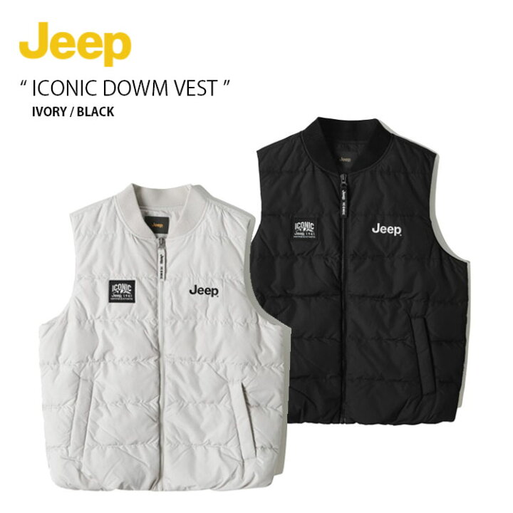 楽天市場】Jeep ジープ ダウンベスト ICONIC DOWM VEST アイコニック 