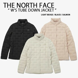 THE NORTH FACE ノースフェイス レディース ダウン W'S TUBE DOWN JACKET ダウン ジャケット ジャケット BEIGE BLACK SALMON チューブダウン ベージュ ブラック サーモン NJ1DN83A/B/C【中古】未使用品