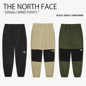 THE NORTH FACE ノースフェイス ジョガーパンツ DENALI WIND PANTS デナリ ウィンド パンツ 長ズボン イージーパンツ ロゴ カジュアル ストリート ブラック ベージュ カーキ メンズ レディース 男女共用 NP6NN54A/B/C【中古】未使用品