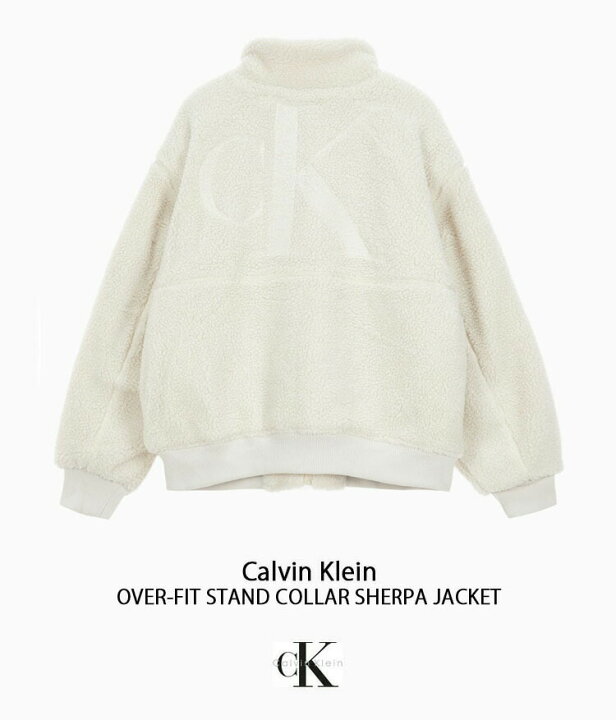 楽天市場】Calvin Klein カルバンクライン フリースジャケット OVERFIT  