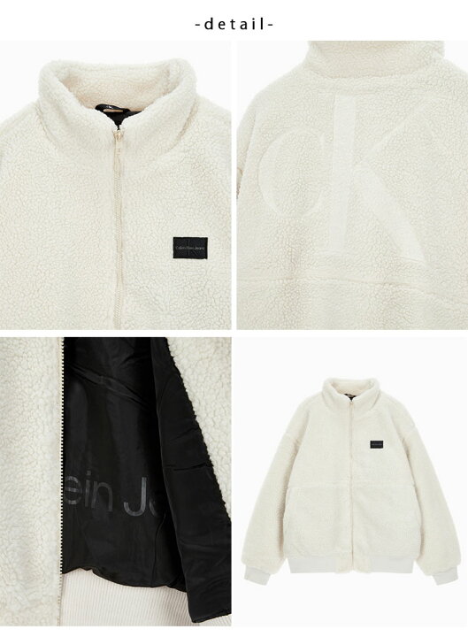 楽天市場】Calvin Klein カルバンクライン フリースジャケット OVERFIT  