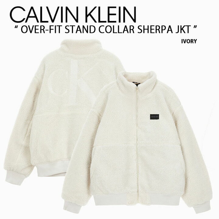 楽天市場】Calvin Klein カルバンクライン フリースジャケット OVERFIT  