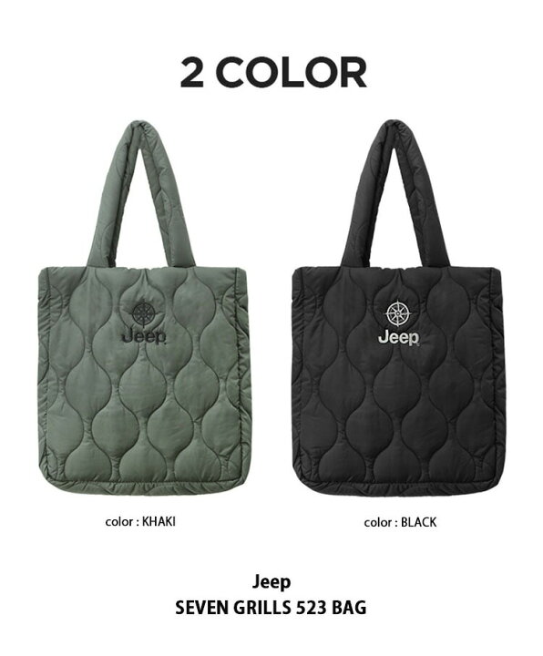楽天市場】Jeep ジープ トートバッグ SEVEN GRILLS 523 BAG JN0GAU523 