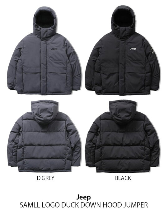 楽天市場】Jeep ジープ ダウンジャケット SAMLL LOGO DUCK DOWN HOOD 