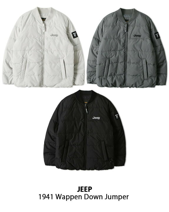 楽天市場】Jeep ジープ ダウンジャケット 1941 WAPPEN DOWN JUMPER 
