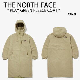 THE NORTH FACE ノースフェイス フリースジャケット PLAY GREEN FLEECE COAT プレー グリーン フリース コート ジャケット ジップアップ ロゴ CAMEL メンズ レディース NC4FM50A【中古】未使用品