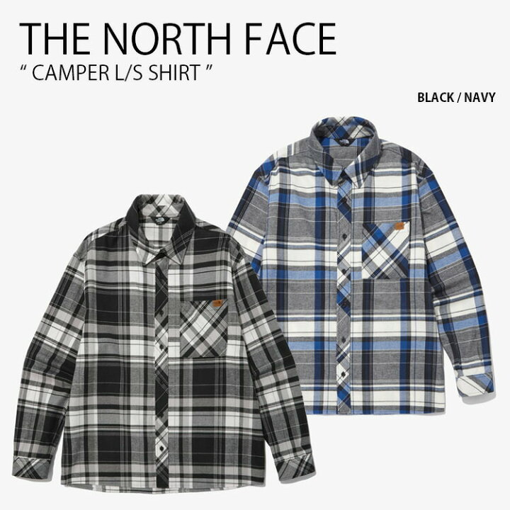 楽天市場】THE NORTH FACE ノースフェイス ネルシャツ CAMPER L/S 