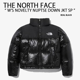 THE NORTH FACE ノースフェイス レディース ダウンジャケット W'S NOVELTY NUPTSE DOWN JACKET SP ヌプシダウン ダウン ジャケット REALBLACK フード パーカー ショートダウン ブラック レディース NJ1DP81K【中古】未使用品