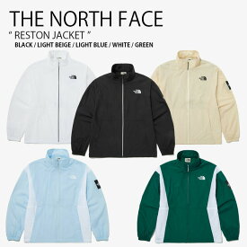 THE NORTH FACE ノースフェイス ウーブンジャケット RESTON JACKET レストン ジャケット スタンドネック ロゴ カジュアル ストリート WHITELABEL ブラック ベージュ ブルー ホワイト グリーン メンズ レディース 男性用 女性用 男女共用 NJ3LP01J/K/L/M/N【中古】未使用品