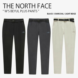 THE NORTH FACE ノースフェイス レディース トレッキングパンツ W'S BEYUL PLUS PANTS ベユル プラス パンツ 長ズボン イージーパンツ ロングパンツ ロゴ カジュアル ストリート アウトドア ブラック チャコール ベージュ 女性用 NP6NP30A/B/C【中古】未使用品