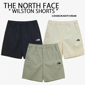 THE NORTH FACE ノースフェイス ショートパンツ WILSTON SHORTS ハーフパンツ ルーズフィット ゆったりサイズ ランニングパンツ 冷感素材 NAVY BEIGE KHAKI スポーツパンツ メンズ レディース NS6NP04A/B/C【中古】未使用品