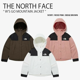 THE NORTH FACE ノースフェイス レディース マウンテンパーカー W'S GO MOUNTAIN JACKET ウィメンズ ゴー マウンテン ジャケット フーディ パーカー 防水 ロゴ カジュアル ストリート アウトドア アイボリー ピンク カーキ 女性用 NJ2GP89A/B/C【中古】未使用品