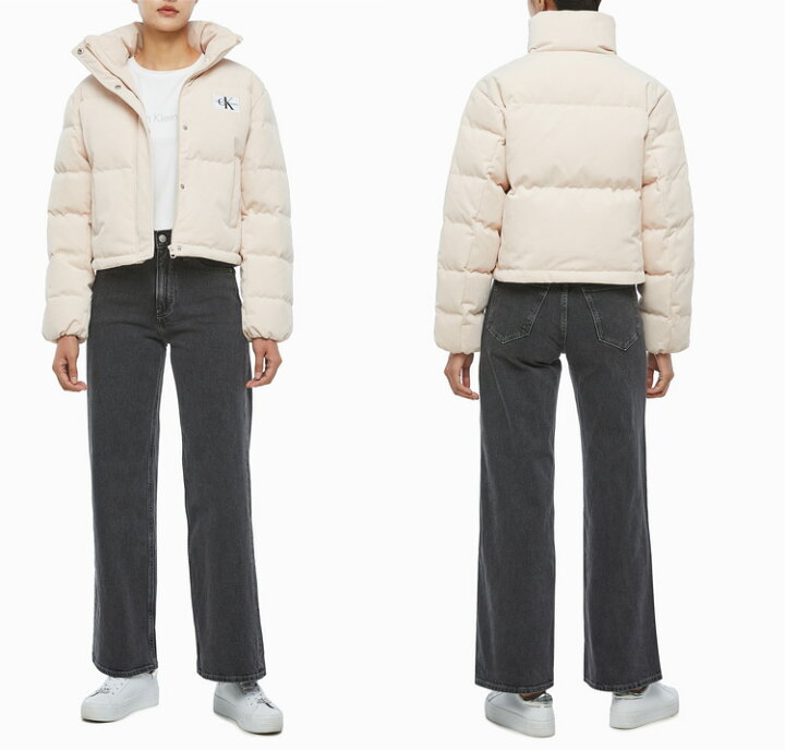 ジャケットレディース コーデュロイダウン calvin klein ダウン 