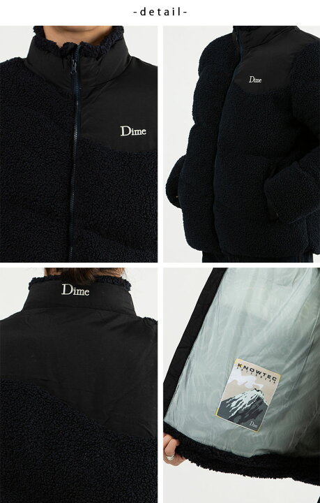 楽天市場】Dime ダイム フリース ボアフリース SHERPA PUFFER JACKET  