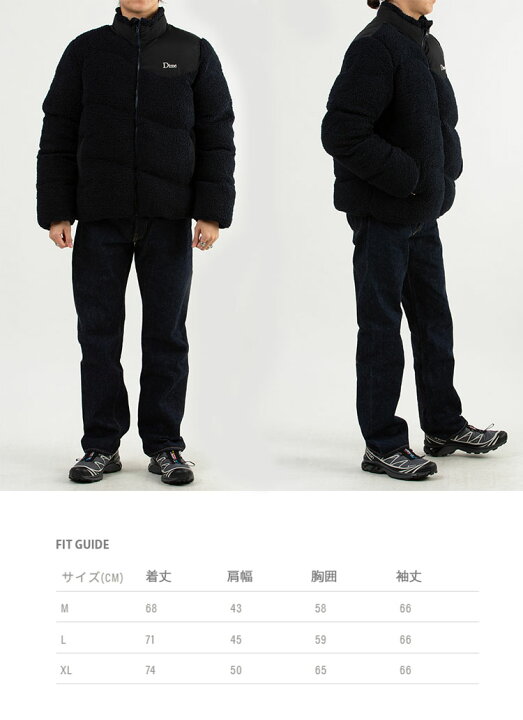 楽天市場】Dime ダイム フリース ボアフリース SHERPA PUFFER JACKET  