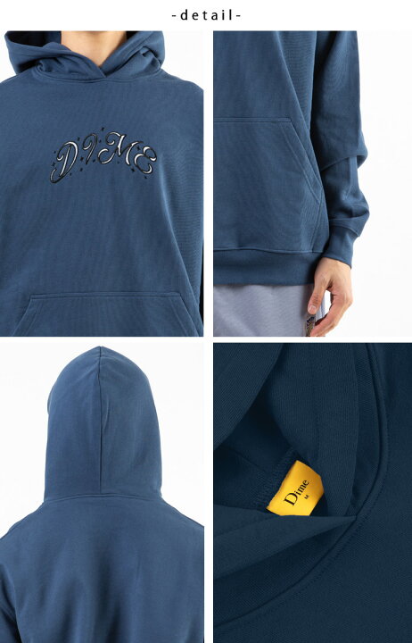 楽天市場】Dime ダイム パーカー SPARKLE HOODIE INDIGO スパークル 