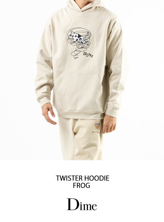 楽天市場】Dime ダイム パーカー TWISTER HOODIE FROG トゥイスター 