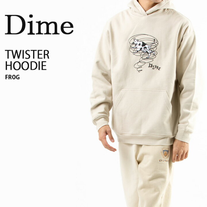 楽天市場】Dime ダイム パーカー TWISTER HOODIE FROG トゥイスター  
