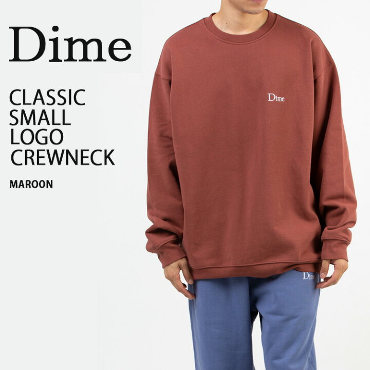 楽天市場】Dime ダイム スウェット CLASSIC SMALL LOGO CREWNECK  