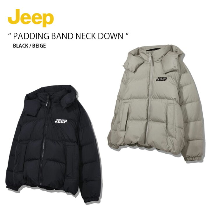 楽天市場】Jeep ジープ ダウンジャケット PADDING BAND NECK DOWN  