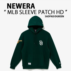 NEWERA ニューエラ パーカー AP MLB SLEEVE PATCH HD41 SADPAD パドレス DARK GREEN フーディー プルオーバーパーカー ダークグリーン メンズ レディース 14179204【中古】未使用品