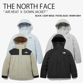 THE NORTH FACE ノースフェイス ダウンジャケット AIR HEAT II DOWN JACKET エア ヒート ダウン ジャケット フード付き フーディ パーカー ロゴ カジュアル ストリート ブラック ベージュ ブルー グレー メンズ レディース 男性用 女性用 NJ2DP50A/B/C/D【中古】未使用品