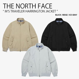 THE NORTH FACE ノースフェイス スイングトップ M'S TRAVELER HARRINGTON JACKET トラベラー ハリントンジャケット ブルゾン ロゴ カジュアル ストリート ブラック ベージュ グレー メンズ レディース 男性用 女性用 NJ3BQ07A/B/C【中古】未使用品