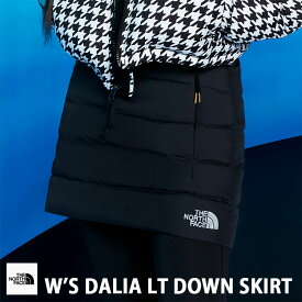 THE NORTH FACE ノースフェイス ダウンスカート W'S DALIA LT DOWN SKIRT ダウン スカート ミニスカート パディング ミニ丈 ショート丈 カジュアル ストリート WHITELABEL ブラック レディース NK6DP85A【中古】未使用品