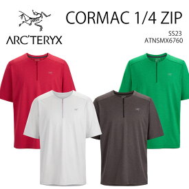 ARC'TERYX アークテリクス Tシャツ CORMAC 1/4 ZIP ATNSMX6760 メンズ 男性用【中古】未使用