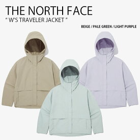 THE NORTH FACE ノースフェイス レディース マウンテンパーカー W'S TRAVELER JACKET ウィメンズ トラベラー ジャケット フーディ パーカー ロゴ カジュアル ストリート ベージュ グリーン パープル 女性用 NJ2HQ34A/B/C【中古】未使用品