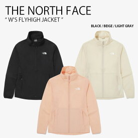 THE NORTH FACE ノースフェイス ナイロンジャケット W'S FLYHIGH JACKET フライハイ ジャケット ライトアウター ジップアップジャケット ロゴ カジュアル ストリート アウトドア ブラック ベージュ ピンク 女性用 NJ3LQ30A/B/C【中古】未使用品