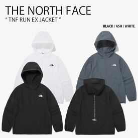 THE NORTH FACE ノースフェイス ナイロンジャケット TNF RUN EX JACKET ラン ジャケット ウーブンジャケット フーディ パーカー ロゴ ブラック グレー ホワイト メンズ レディース 男性用 女性用 男女共用 NJ3LQ10A/B/C【中古】未使用品