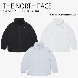 THE NORTH FACE ノースフェイス レディース ナイロンジャケット W'S CITY CHILLER PARKA ウィメンズ シティ チラー パーカー ジャケット フーディ ロゴ カジュアル ストリート パープル ホワイト ブラック 女性用 NJ3LQ31A/B/C【中古】未使用品