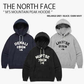 THE NORTH FACE ノースフェイス パーカー M'S MOUNTAIN PEAK HOODIE マウンテン ピーク フーディ フード付き プルオーバー 長袖 ロゴ カジュアル ストリート グレー ブラック ネイビー メンズ レディース 男性用 女性用 NM5PQ03A/B/C【中古】未使用品